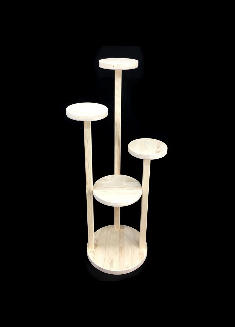 Подставка для цветов из дерева Квинтела бланже (ЦВТ-010801) No Brand (328224707)