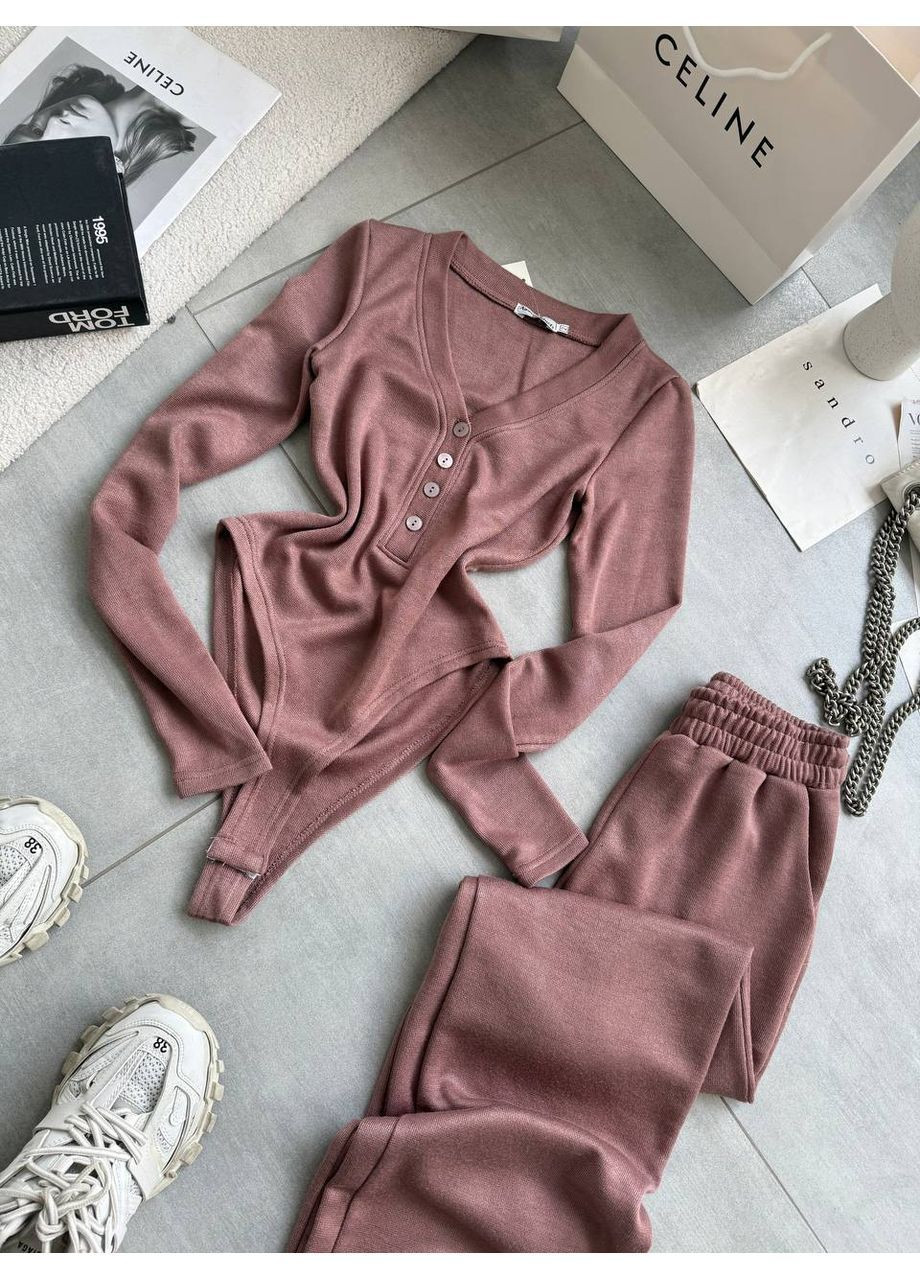 Женский костюм с боди No Brand (366227383)