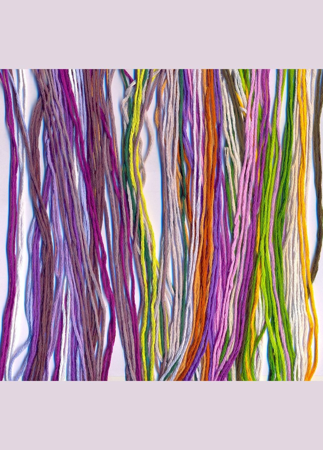 Набор для вышивания крестиком по нанесённой на канву схеме "Purple flower". AIDA 14CT printed, 15*30 см Joy Sunday (313613352)