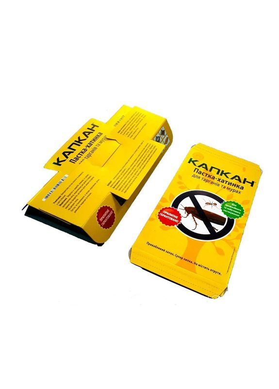 Средство против тараканов ловушка-домик Прикрасить Капкан для тараканов и муравьев, 50 шт. Ukravit (372890247)