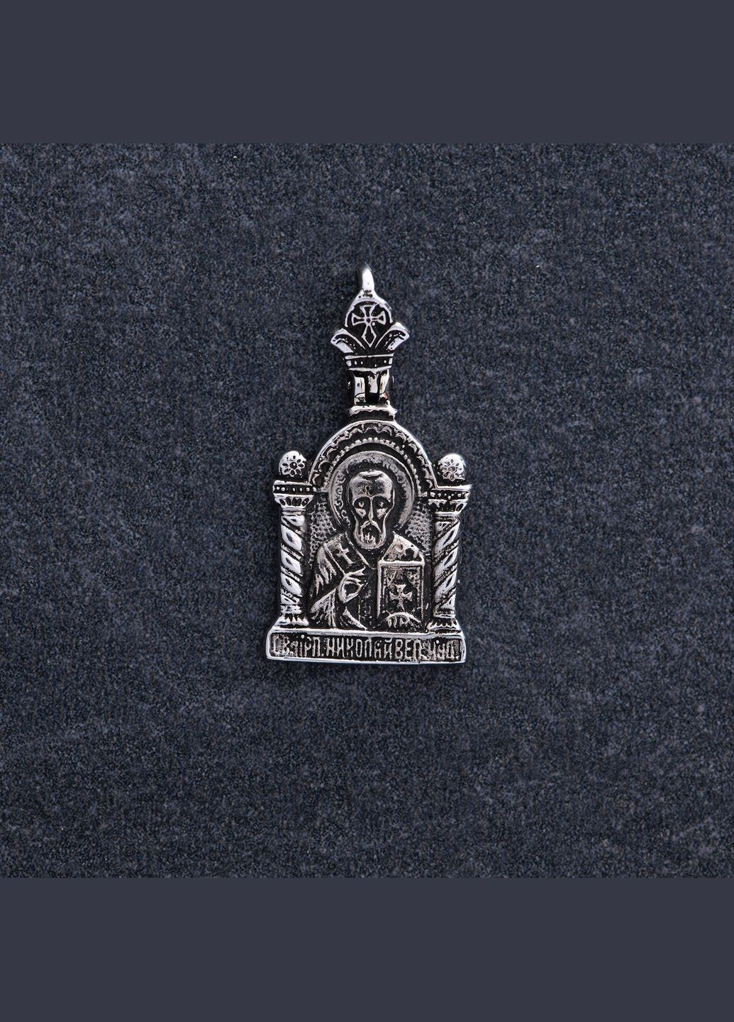 Золота підвіска Святий Миколай п03788 Oniks (264023559)