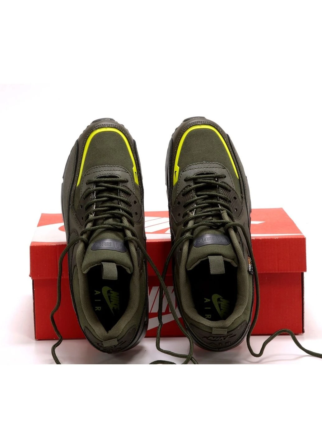 Комбіновані всесезонні кросівки найк air max 90 surplus khaki black No Brand
