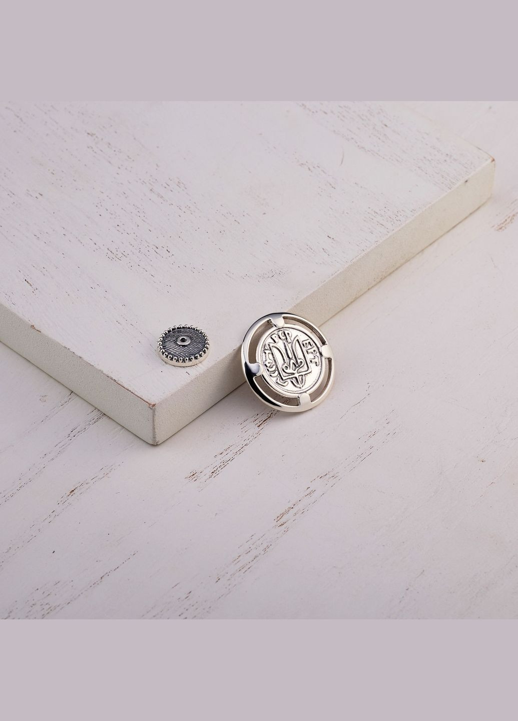 Брошь значок Тризуб Владимира 925 Skifska Etnika (324622736)