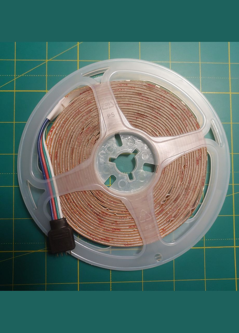 Світлодіодна стрічка 3528LED RGB 5 метрів у комплекті з RGB контролером + блок живлення + пульт BIOM (301085819)