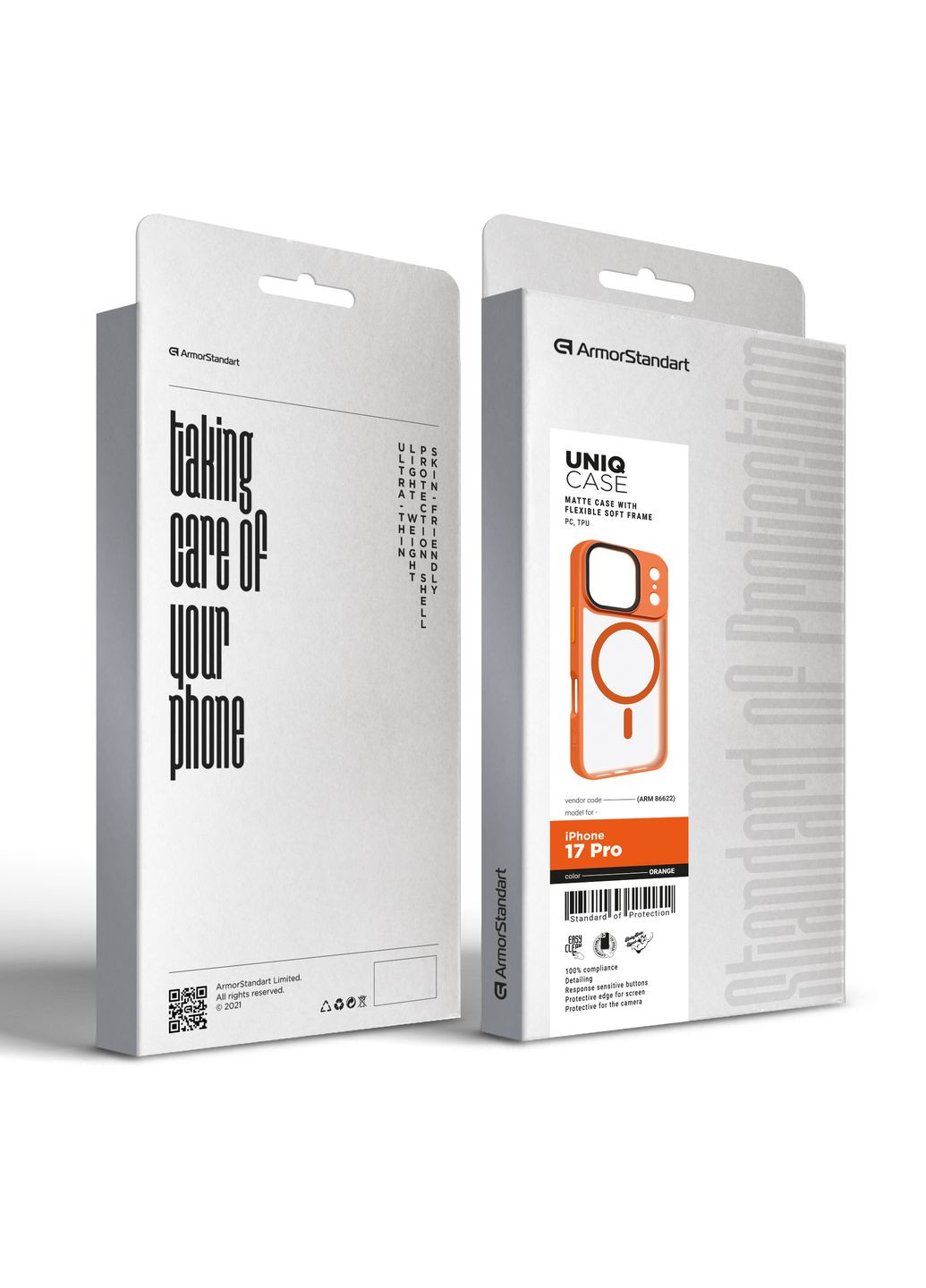 Чехол Uniq MagCase для Apple iPhone 17 Pro Orange (ARM86622) ArmorStandart (362568211)