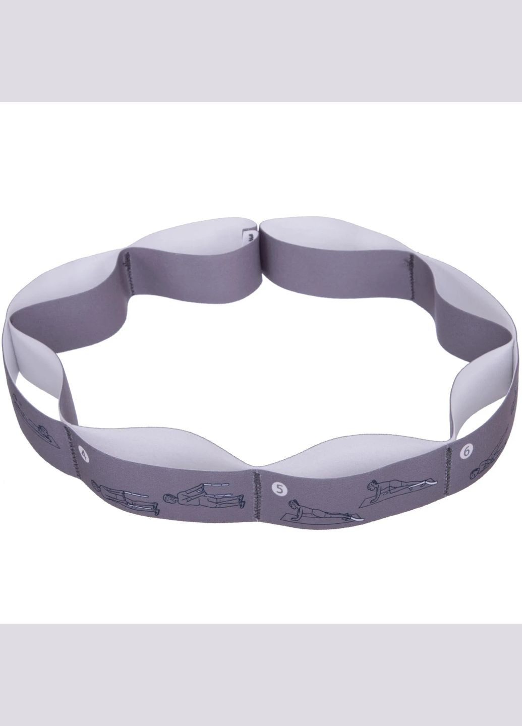 Стрічка для розтягування еластичний еспандер Elastiband FI-1722 Сірий (178317) Record (311202938)