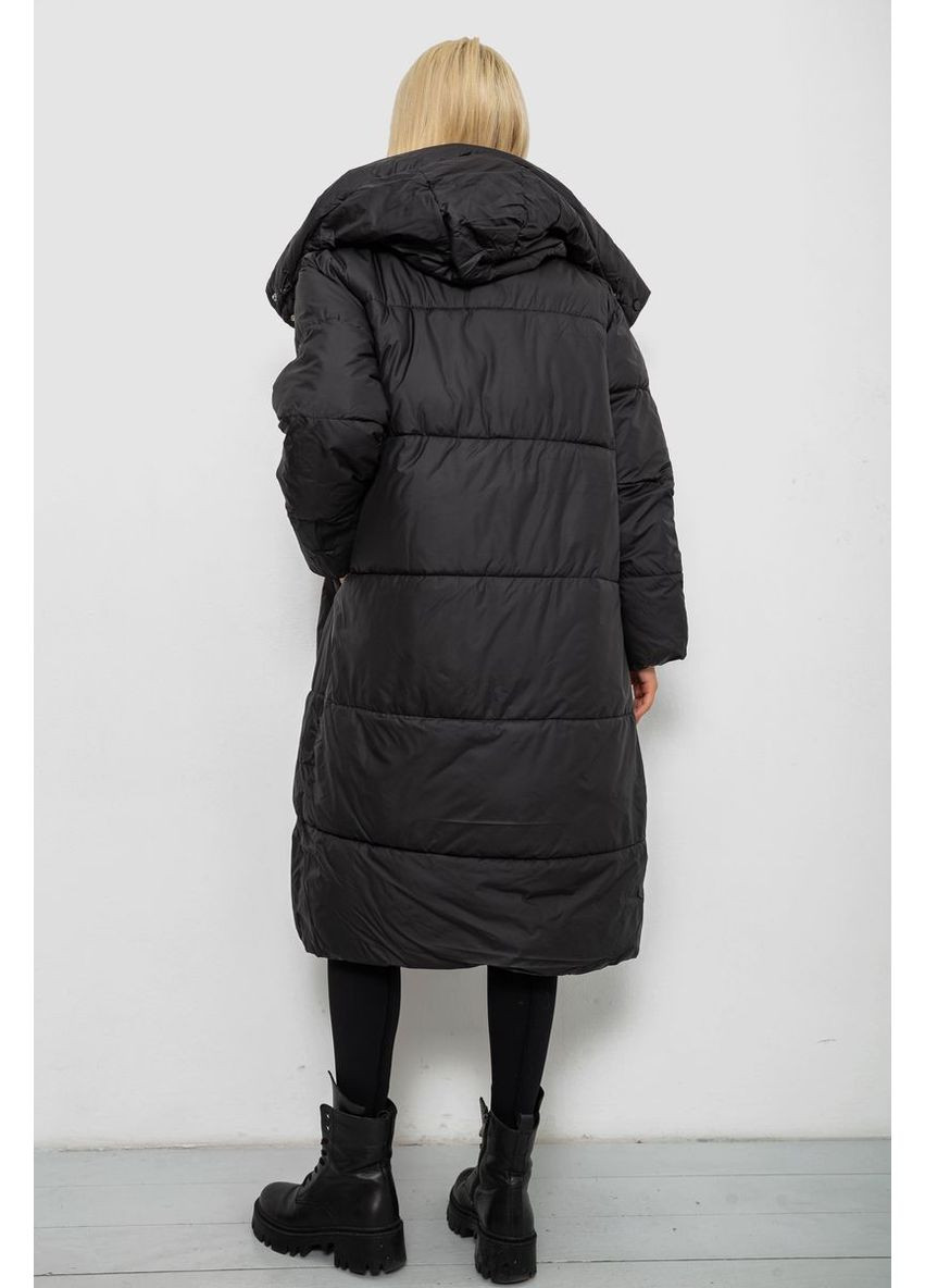 Черная зимняя куртка женская зимняя, 244r667 Ager