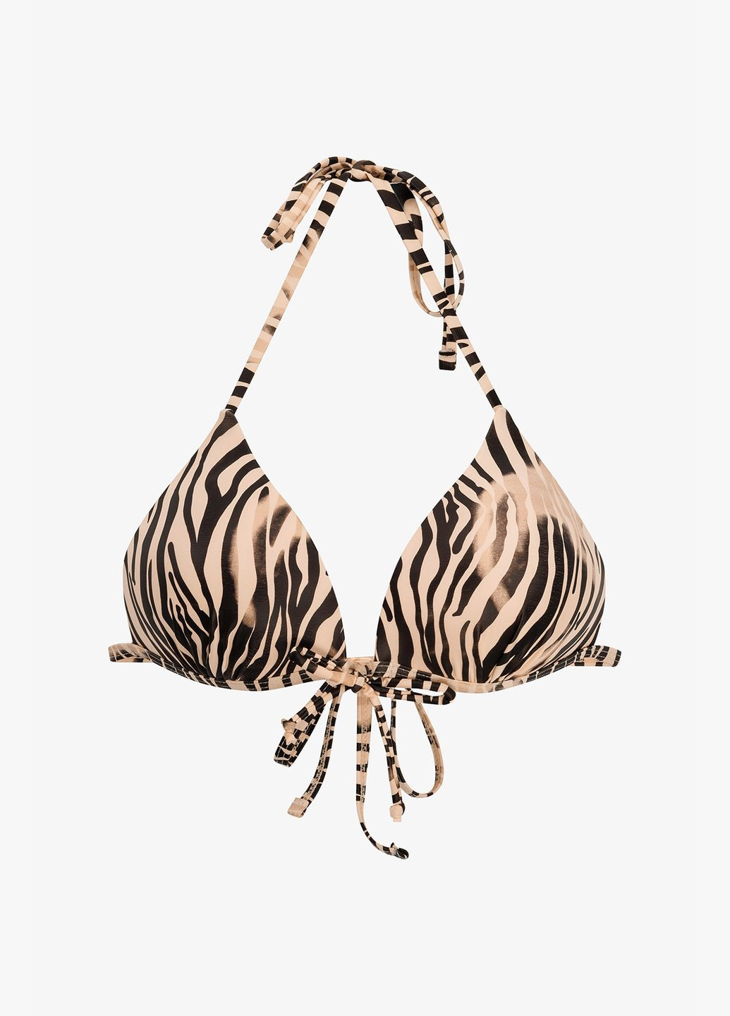 Бежевий демісезонний купальник з візерунком верх жіночий 25175-k shop (2000990926135) On me