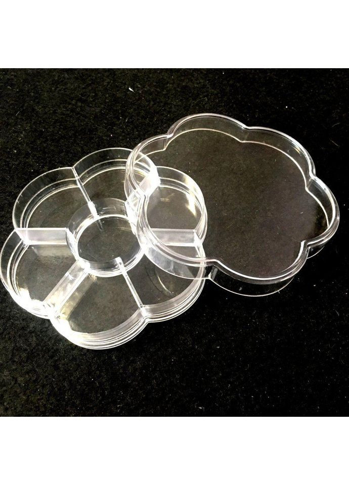 Ø9см Пластиковый контейнер-органайзер Ромашка - 7 ячеек Plus-plus (354797164)