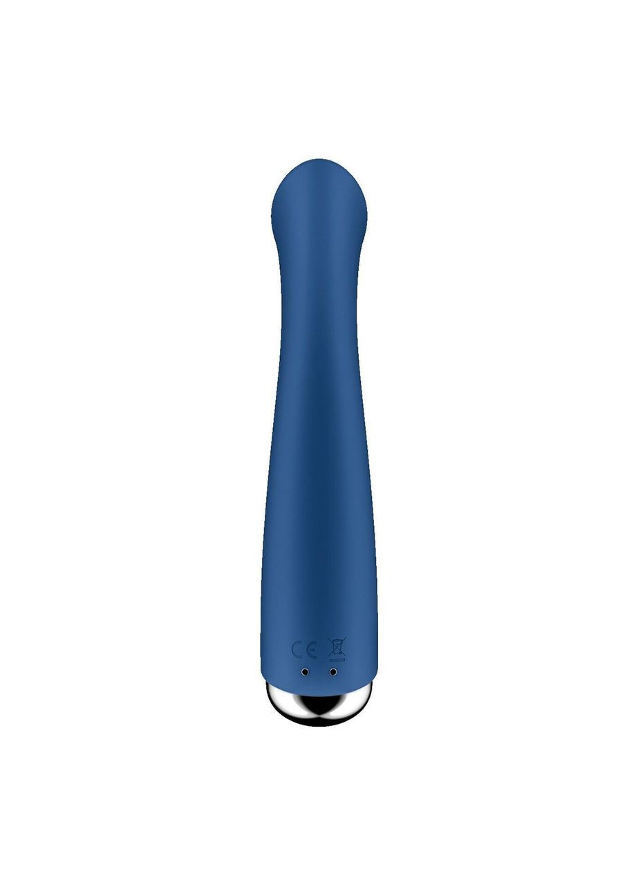 Вібратор з ротацією Satisfyer Spinning G-Spot 1 Blue, плоский майданчик для стимуляції точки G No Brand (366879350)