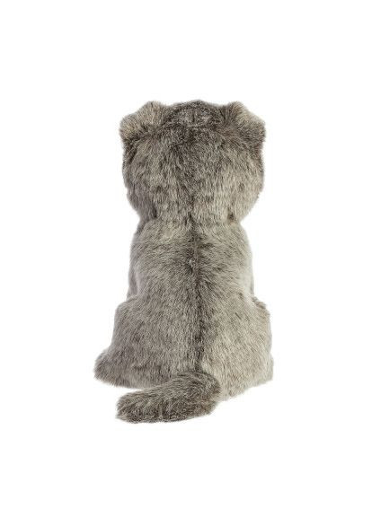 Мягкая игрушка мягконабивная Кошка шотландская вислоухая Серая 20 см (210026A) Aurora м&apos;яконабивна Кішка шотландська вислоуха Сіра 20 см (367830373)