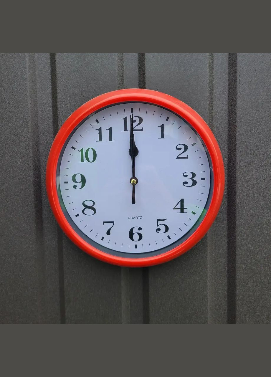 Годинник настінний #530 Червоний Quartz (335382289)