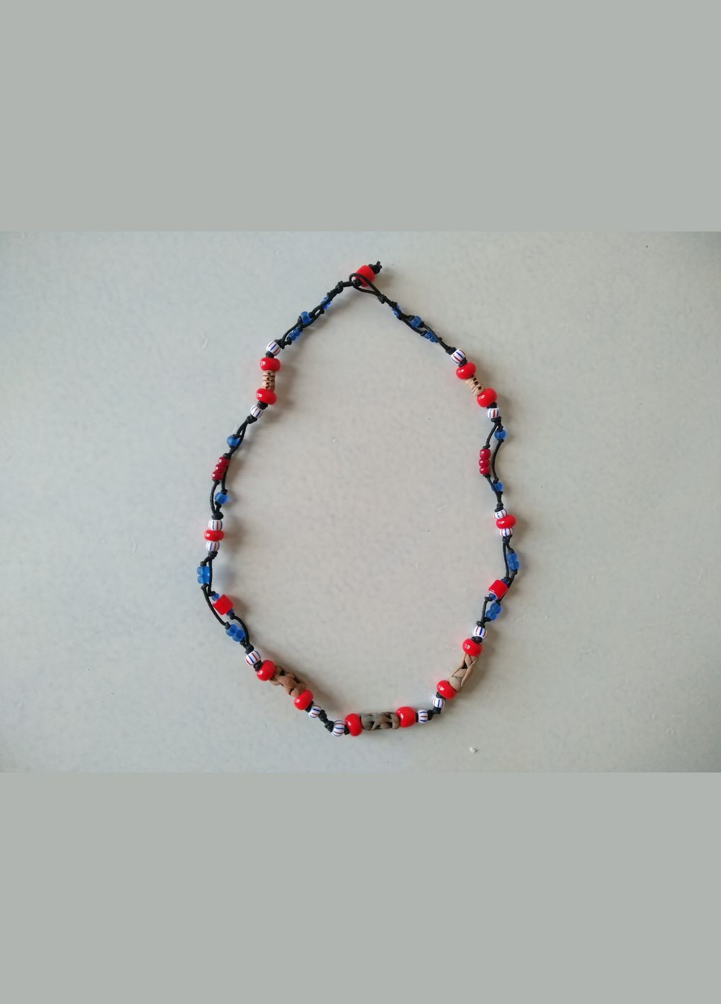 Керамические бусы ручной работы с чешским стеклянным бисером №1 Коти&Ангели (302450812)