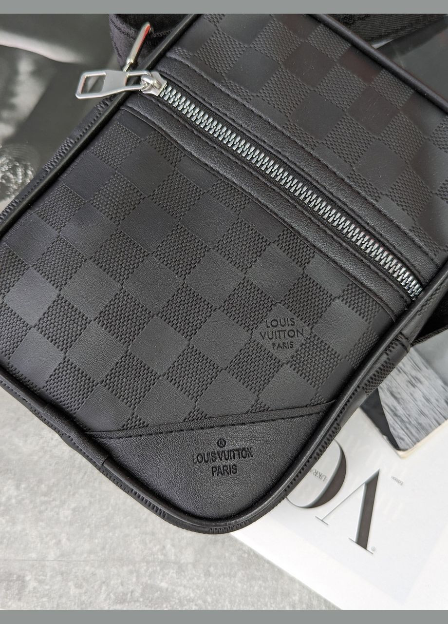 Мужская сумка месенджер через плечо в клетку No Brand (322464441)