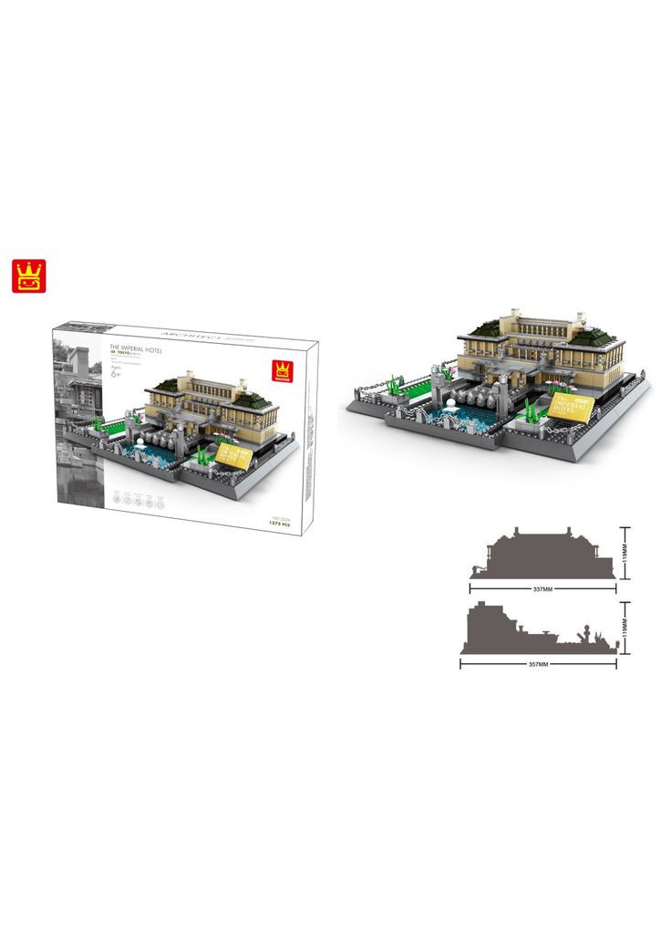 Конструктор Империал Отель в Токио, Япония (m172722) Wange Імперіал Готель в Токіо, Японія (367069755)