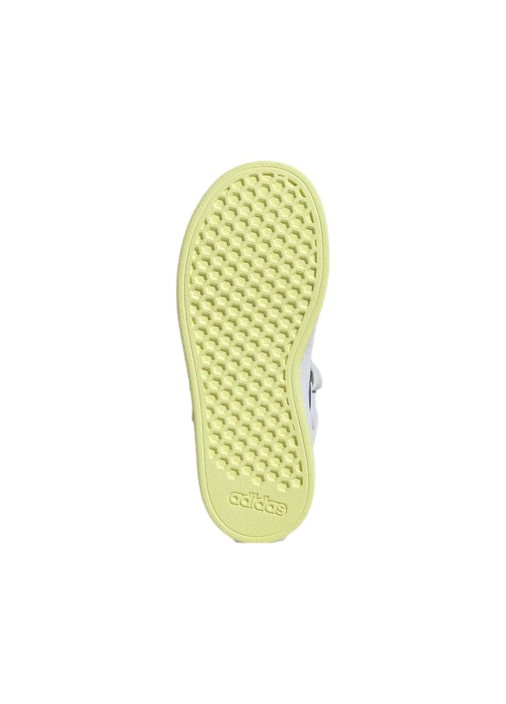 Белые всесезон детские кроссовки grand court mid adidas