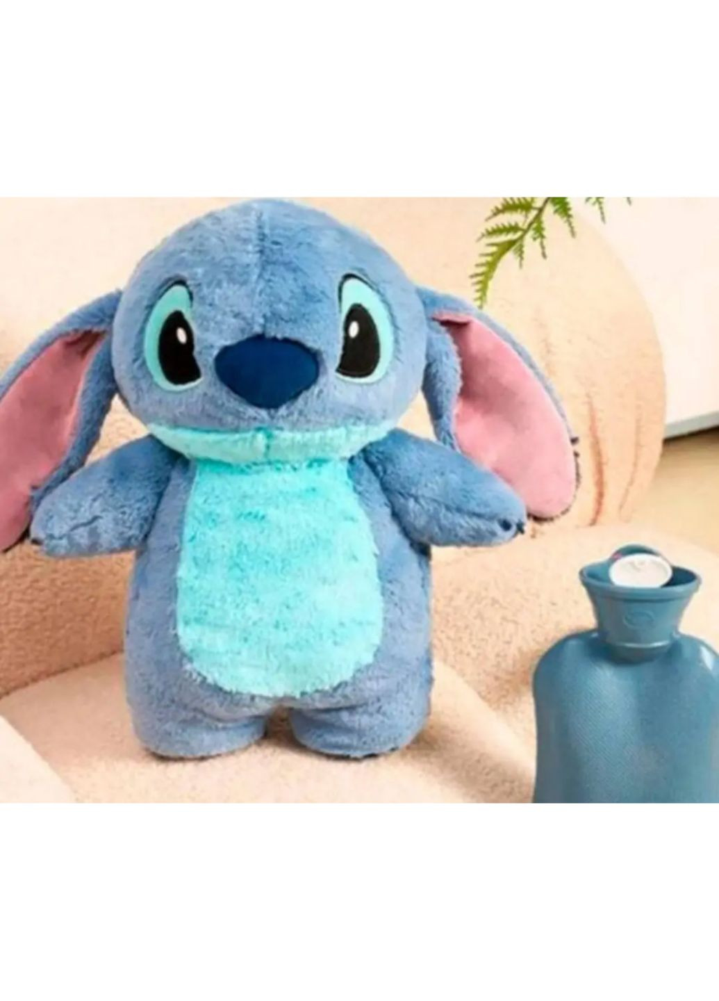 М'яка іграшка з грілкою Ліло та синій Стіч No Brand (361242275)