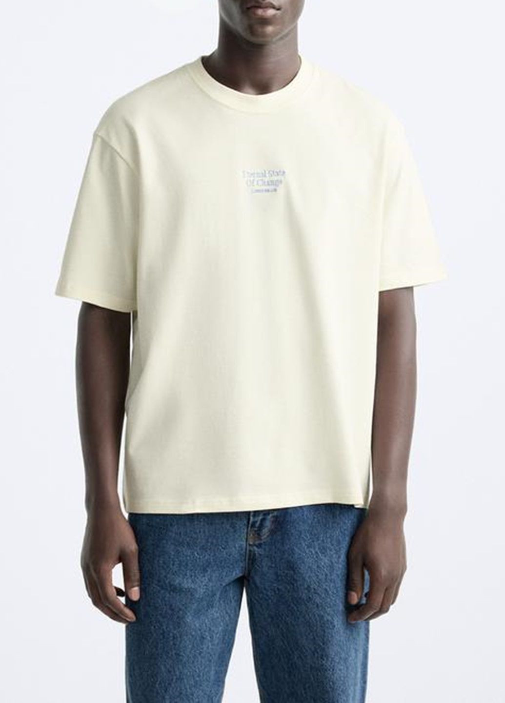 Молочна футболка Zara