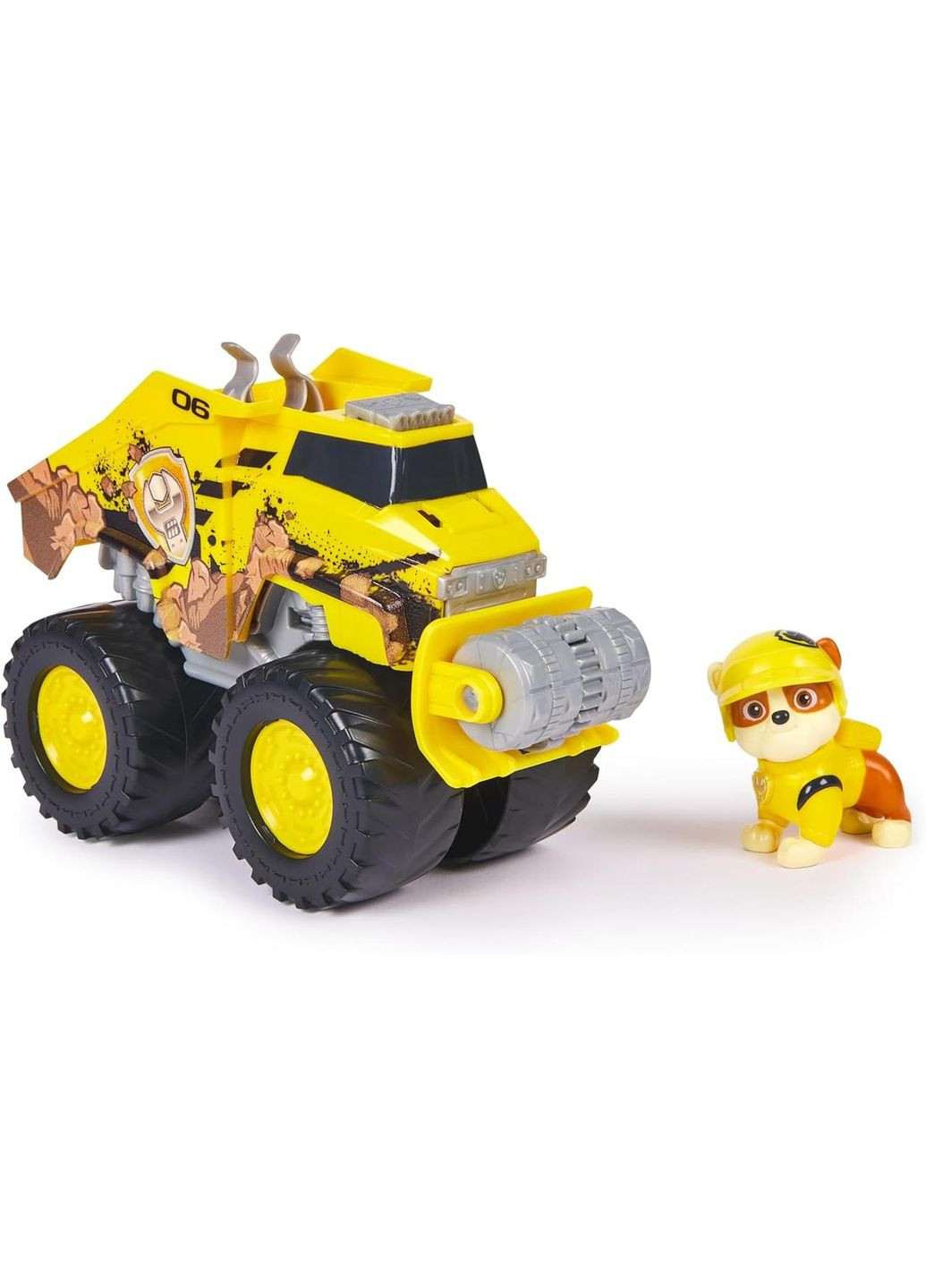 Paw Patrol Rescue Wheels Спасательный бульдозер с водителем Кремез серии Мега колеса Щенячий патруль Оригинал Spin Master (365251620)