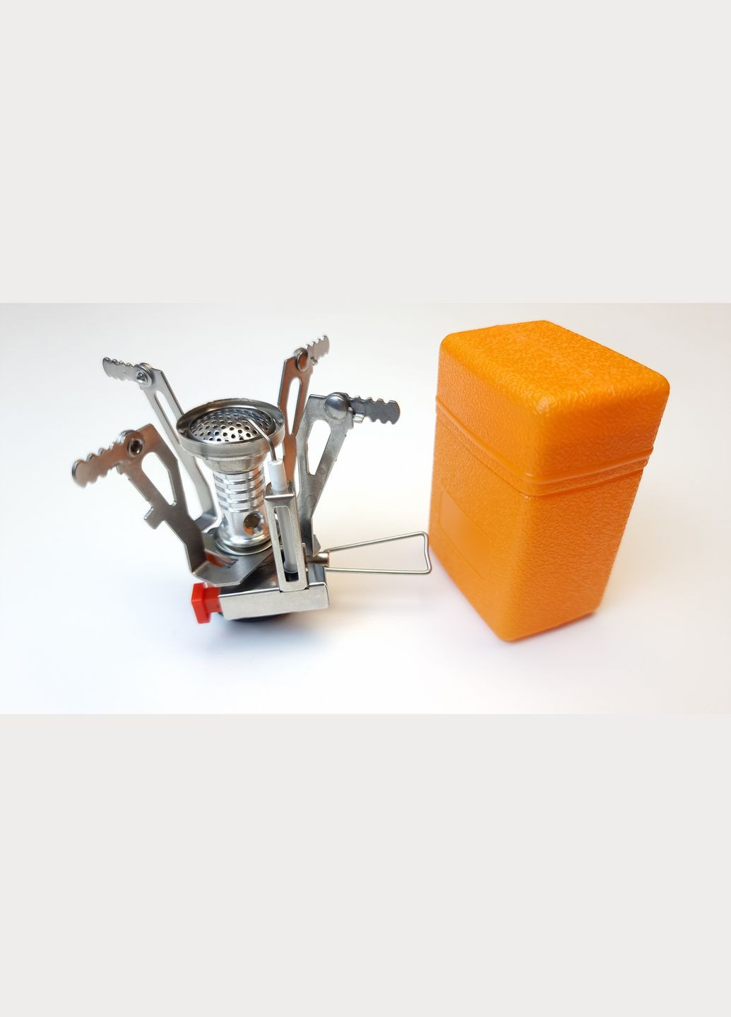 Туристичний набір посуду DS-101 та вилка, ложка, ніж та газовий пальник. Туристичний набір 2 No Brand (340689073)