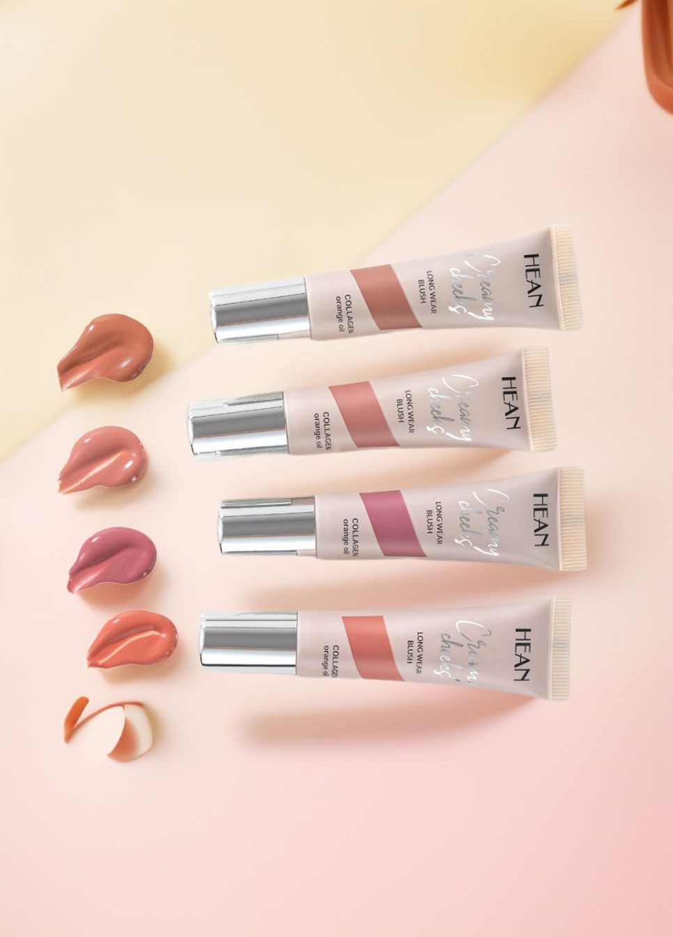 Кремові рум'яна Creamy Cheeks Long Wear Blush 24 Whisper, 10 мл Hean Face (325490776)