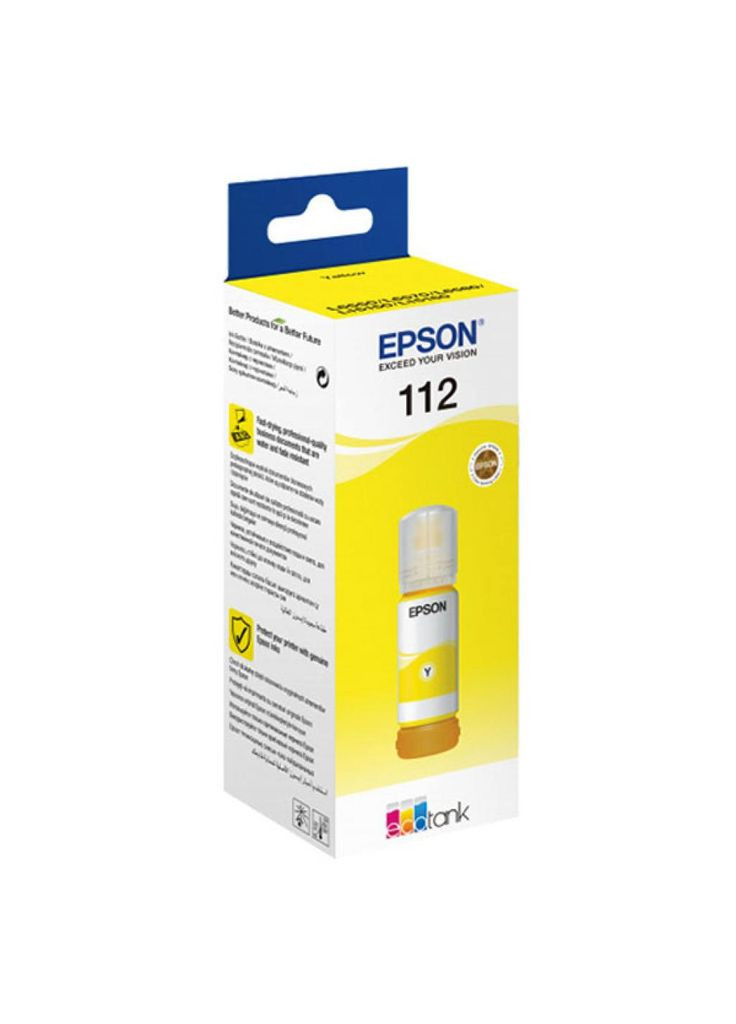 Контейнер з чорнилом 112 EcoTank Pigment Yellow ink (C13T06C44A) Epson (348057516)