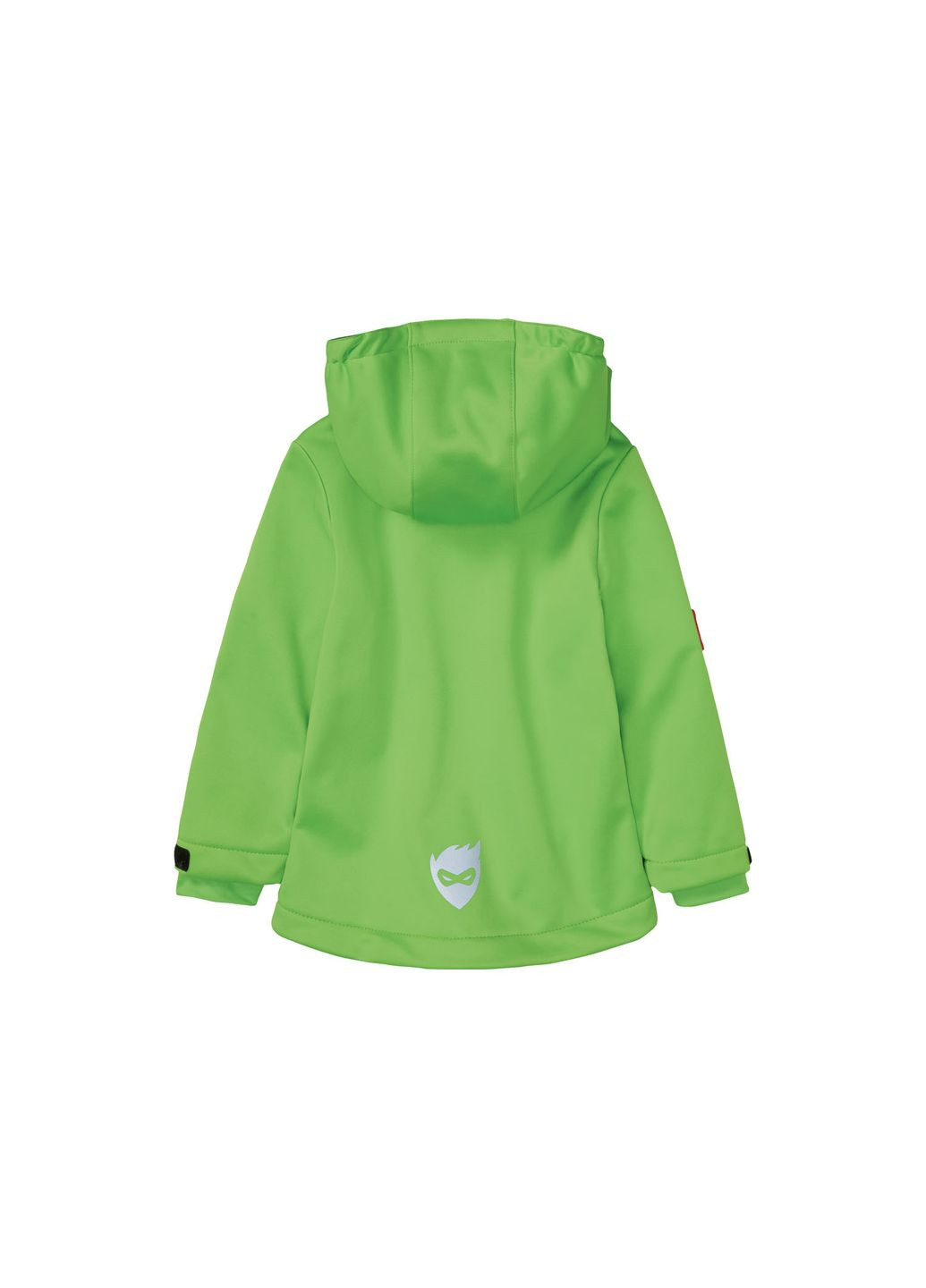 Салатовая демисезонная куртка softshell водоотталкивающая и ветрозащитная для мальчика dope dyed 375430 Lupilu
