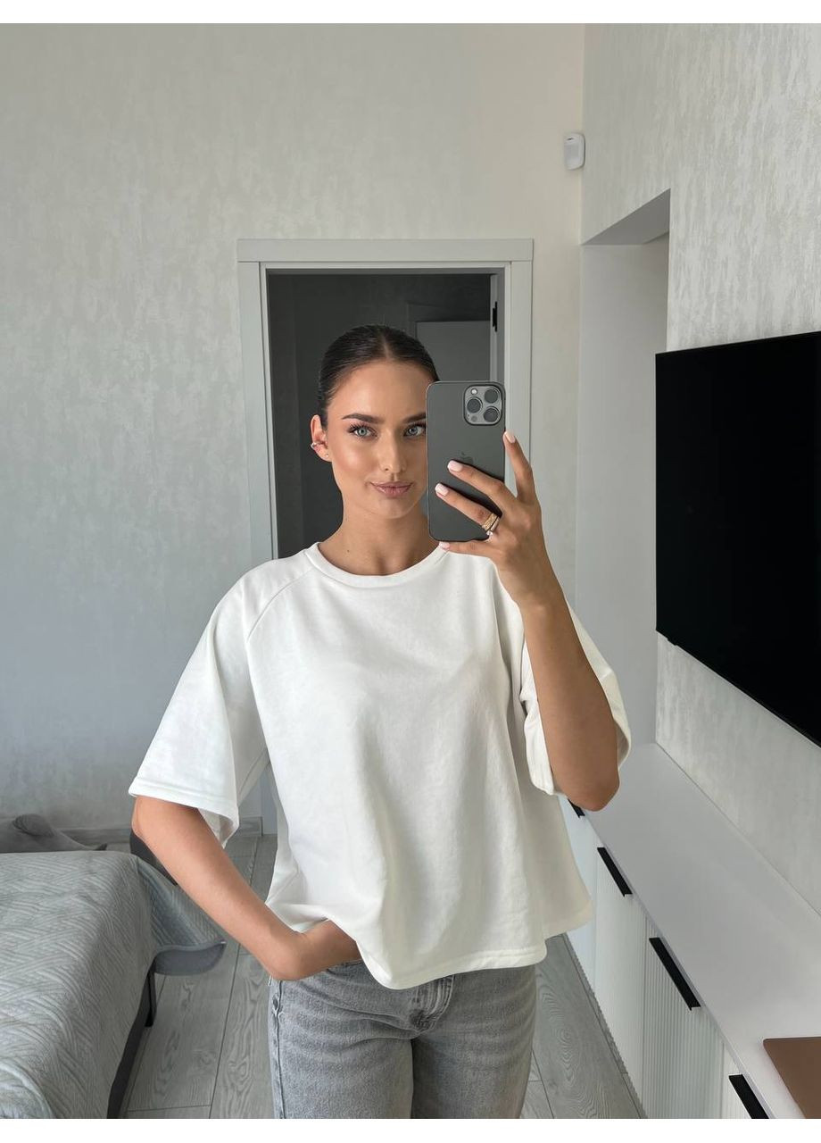 Жіноча футболка базова FINO Mode - (349723217)