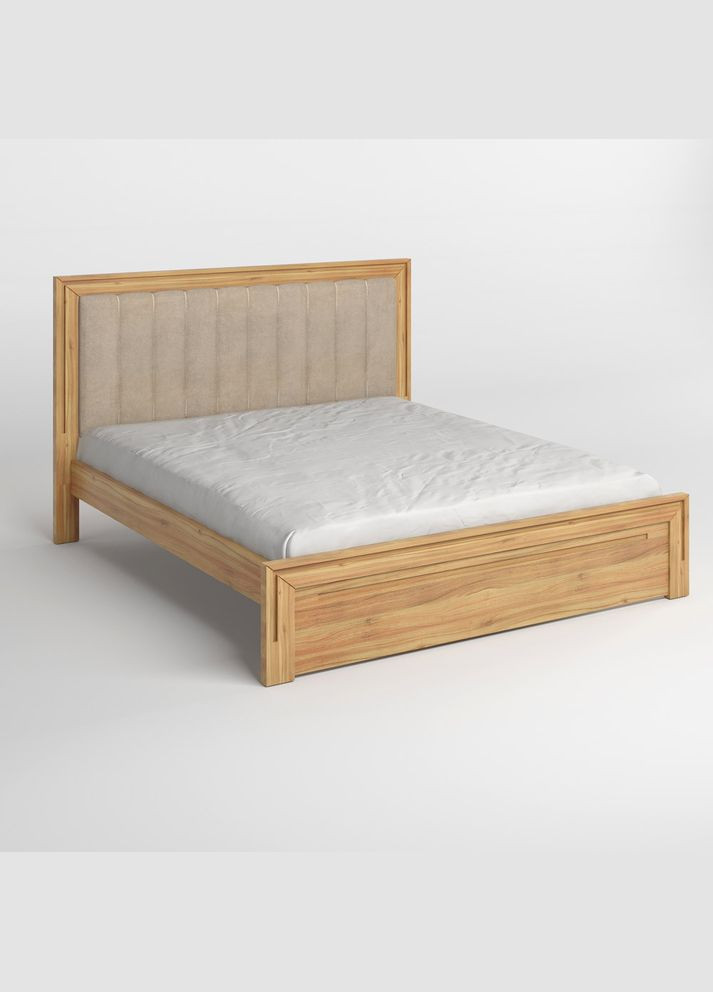 Двуспальная деревянная кровать Торонто Т1/Аляска 23 (бежевый) 180х190 см (MBG-7261) Mebigrand (368283257)