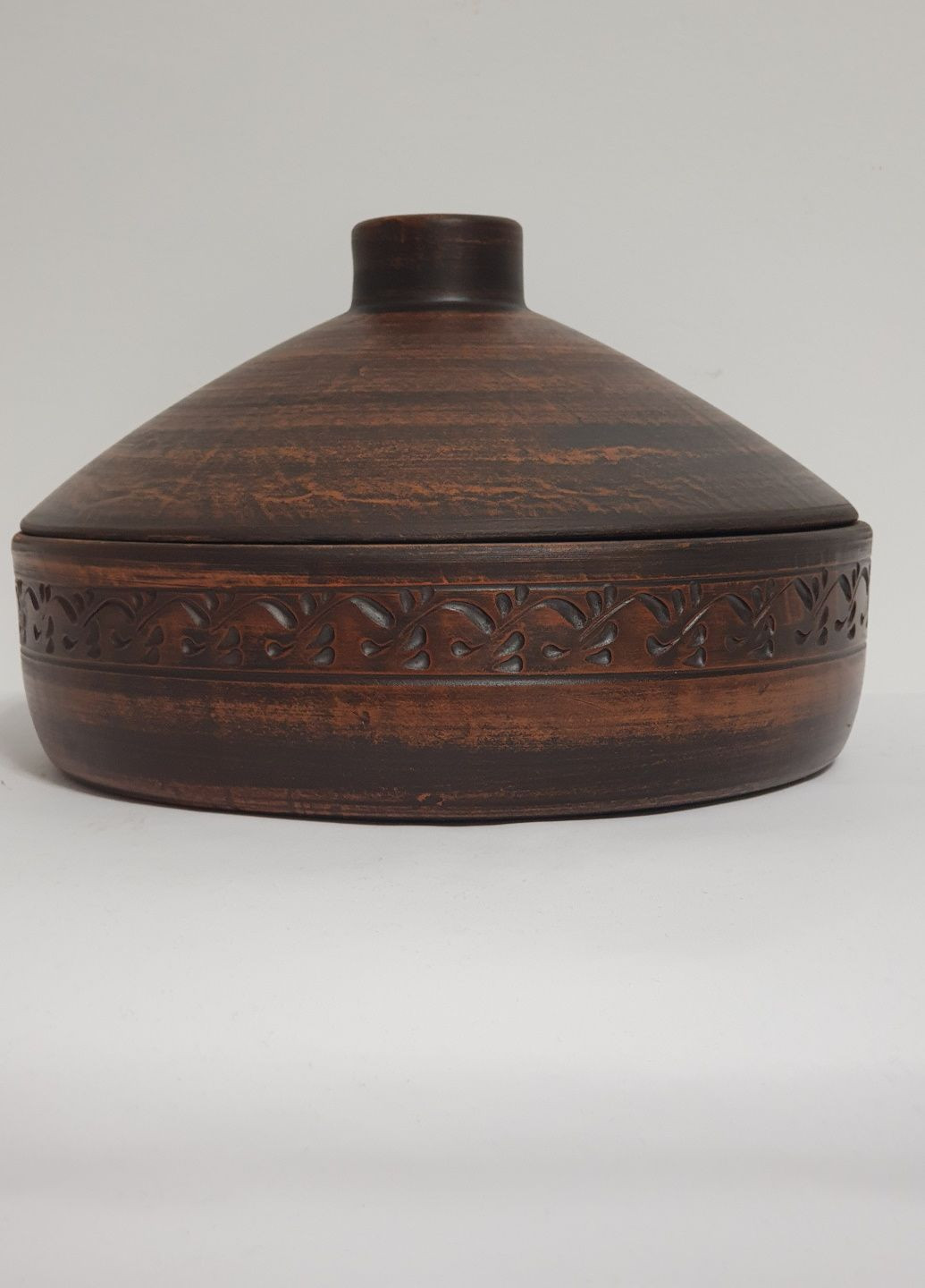 Горщик для запікання 3 л., з червоної глини No Brand (329722722)