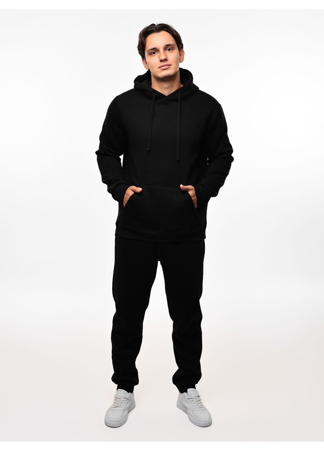 Чорний спортивний костюм чоловічий BEKI