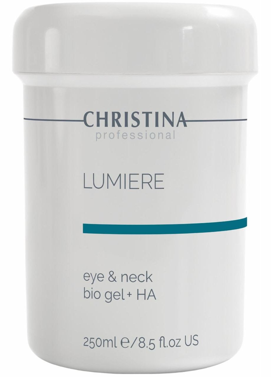Christina Гель Люмире с гиалуроновой кислотой для кожи вокруг глаз Lumiere Eye & Neck Bio Gel + HA, 250 мл — Крем, (339050096)