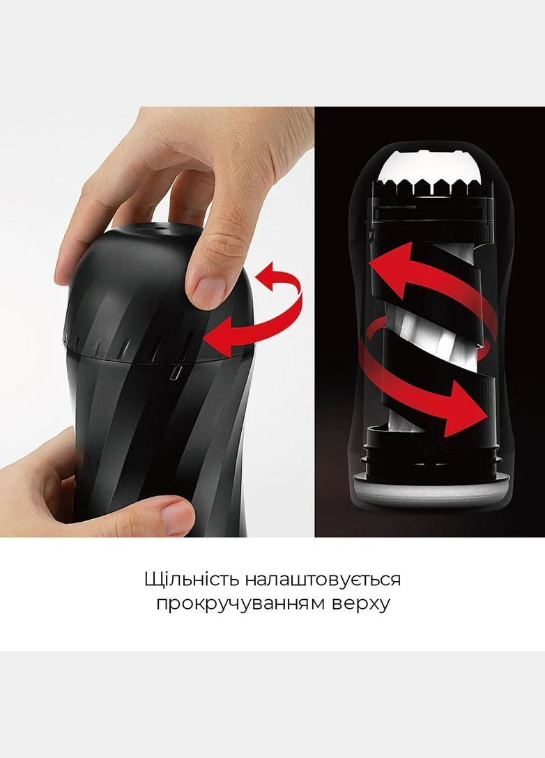 Мастурбатор Air-Tech Twist Ripple Blue с изменяющейся тугостью охвата, эффект глубокого минета Tenga (335395205)