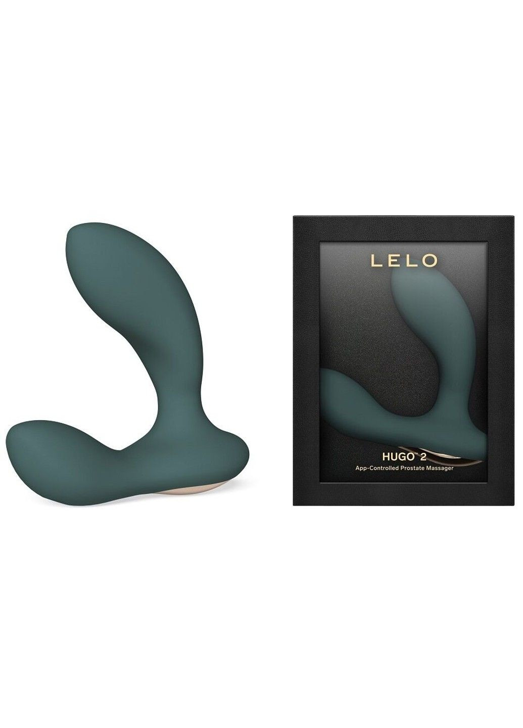 Смарт-масажер простати Hugo 2 Green, 2 мотори, підвищена потужність Lelo (341528201)