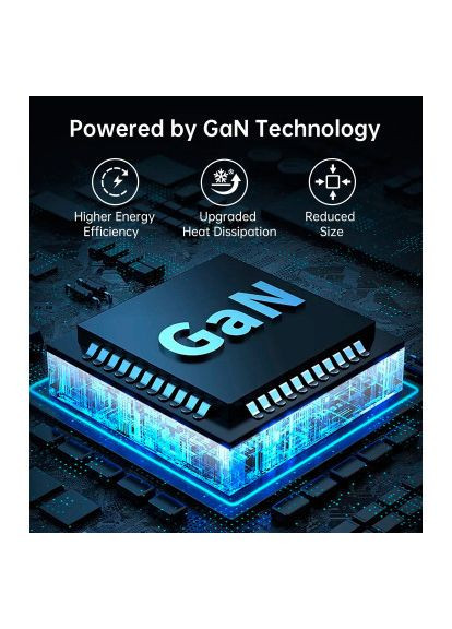 Зарядное устройство для (PD8008-EU-WH) CHOETECH GaN 2 USB-A / 2 USB-C 100W QC3.0/PD/PPS (370020602)