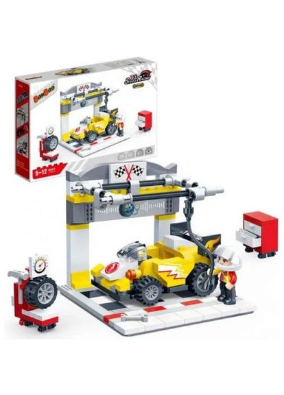 Конструктор "Скоростные гонки: Шиномонтаж" (234 элем.) Banbao (369967076)