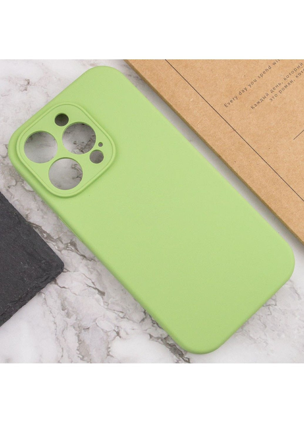 Чехол Silicone Case Full Camera Protective (AA) NO LOGO для Apple iPhone 13 Pro (6.1") Epik (296722712)