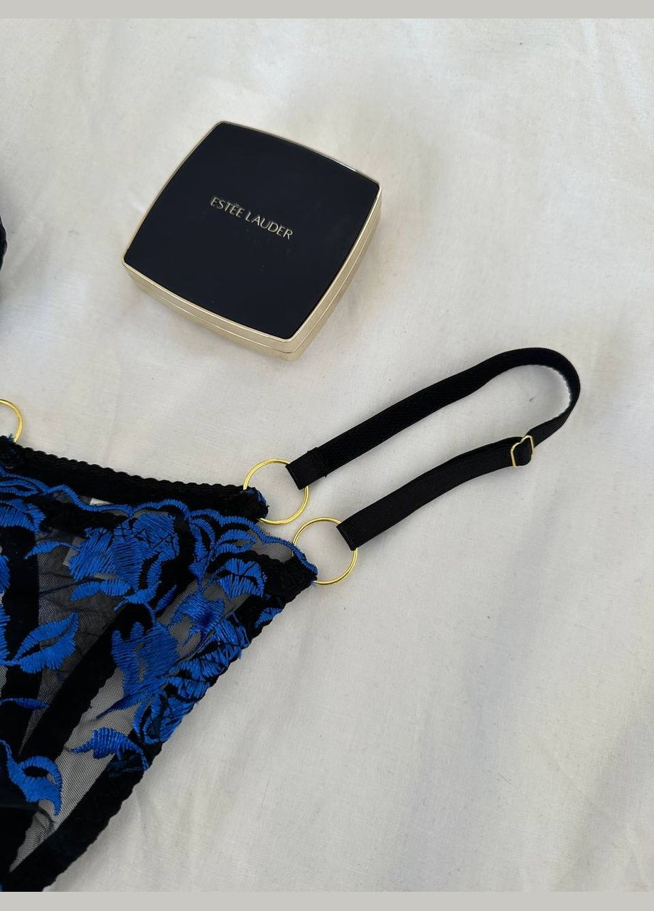 Синий комплект нижнего белья Domino