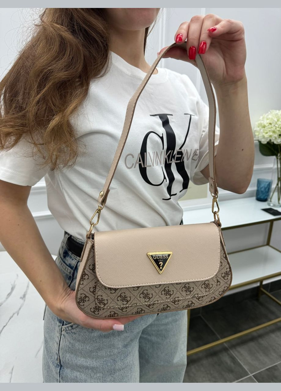 Сумка багет бежевый No Brand (322376319)