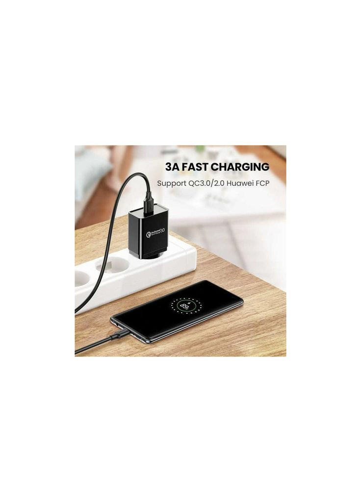 Дата кабель (m481353) Ugreen USB 3.0 AM to Type-C 1.0m US184 Black (367069829)