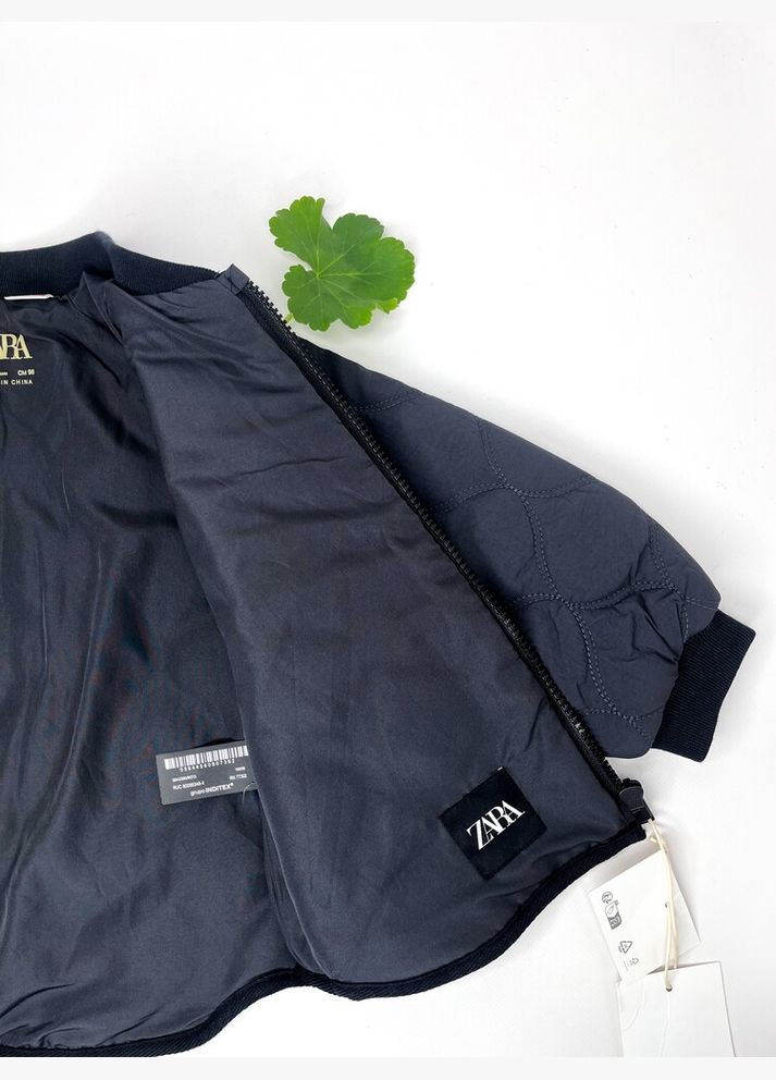 Графітова демісезонна куртка 92 см графітовий артикул л766 Zara