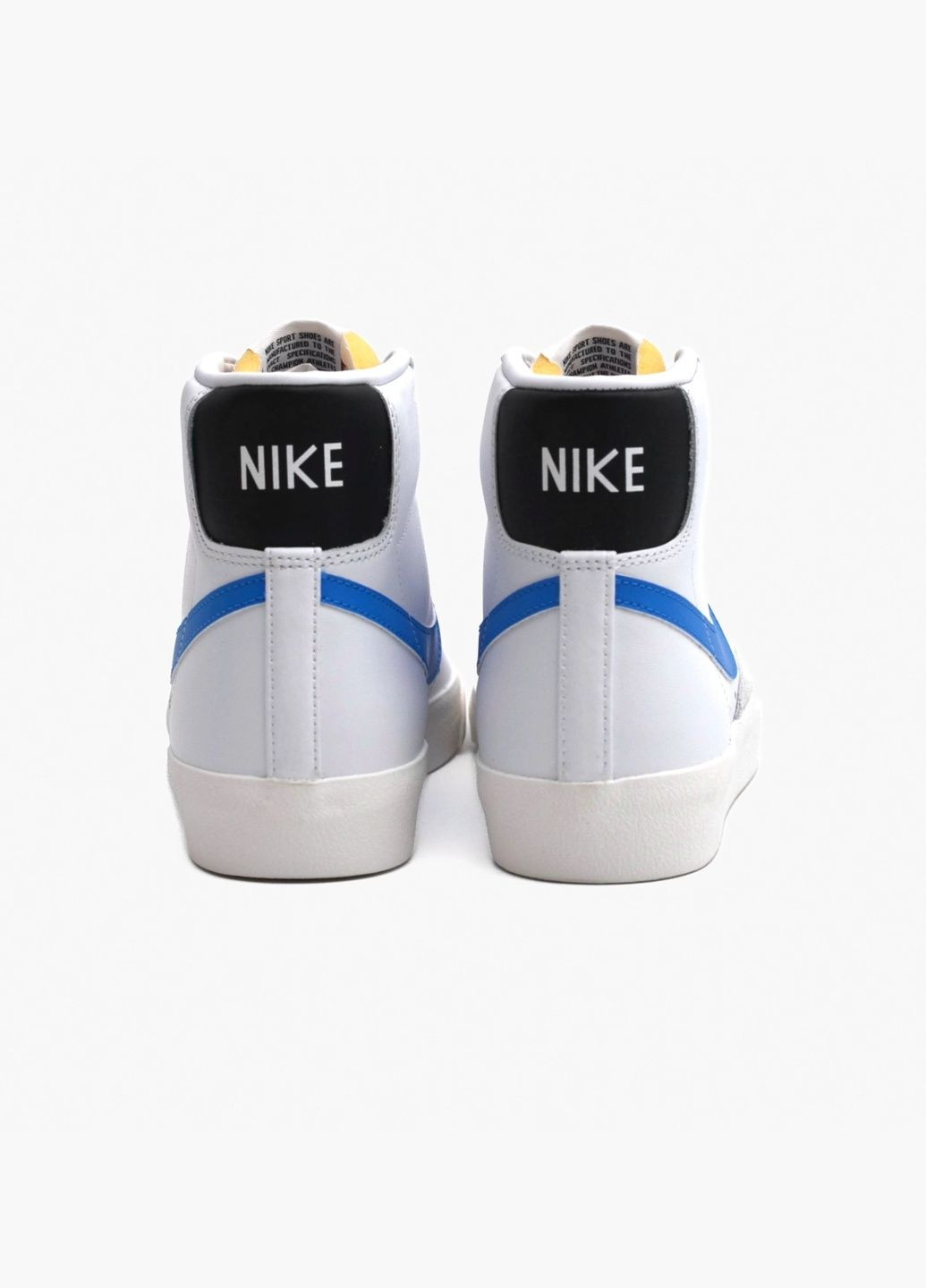 Белые кроссовки мужские blazer mid 77 vintage white/blue bq6806-118 Nike