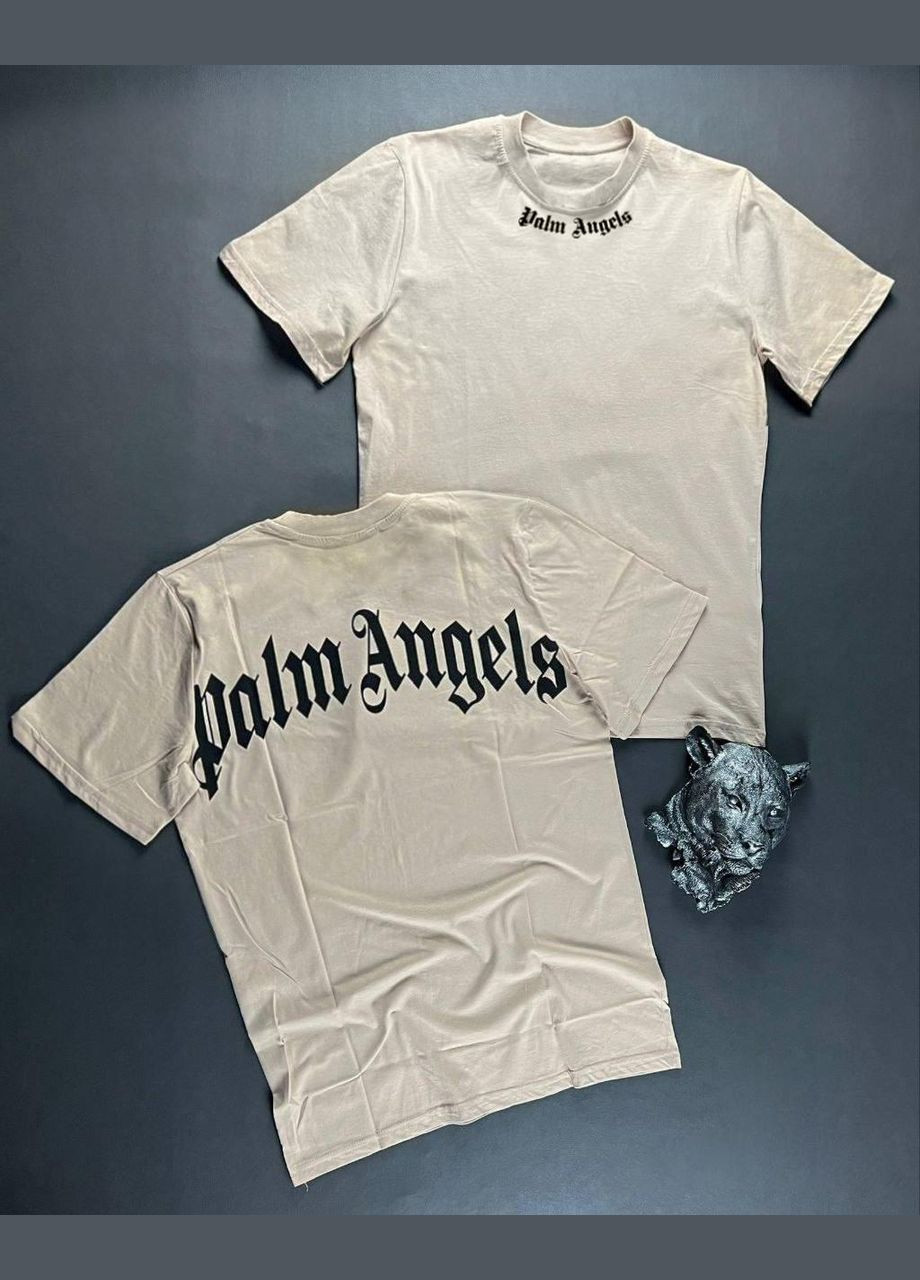 Бежевая футболка No Brand