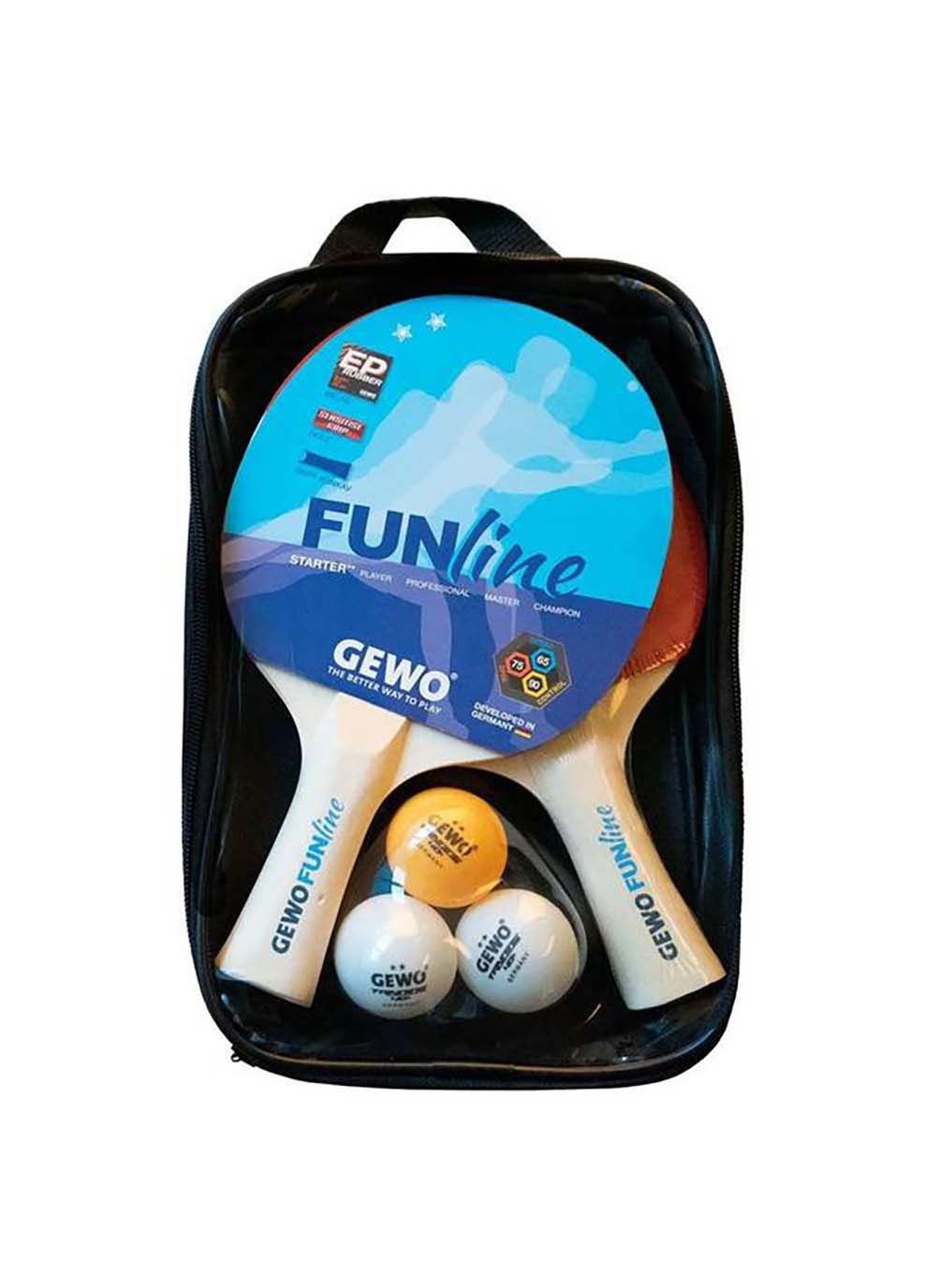 Набор для настольного тенниса Double-Fun + сетка Flexx GEWO (367592905)