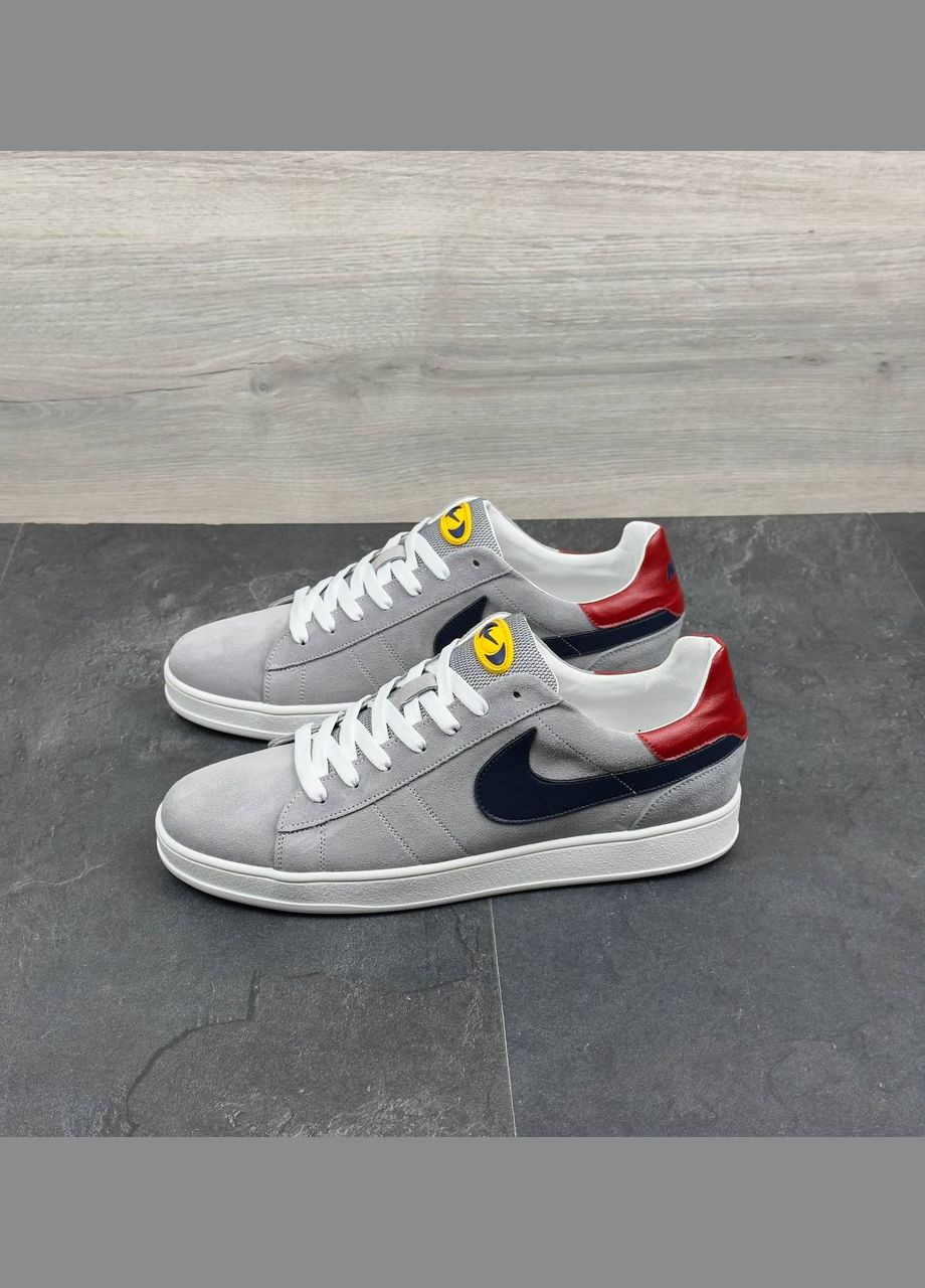 Серые мужские кеды No Brand