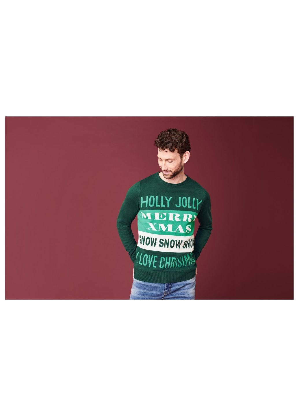 Зелений демісезонний джемпер із в'язаного трикотажу для чоловіка lidl 457198 зелений Livergy