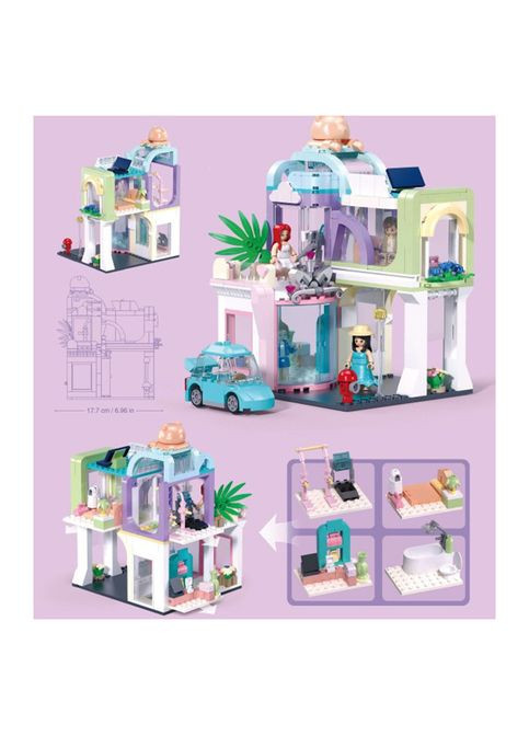 Конструктор M38-B1267 "Metropolis": Готель корона, 451 дит. Sluban (322592968)