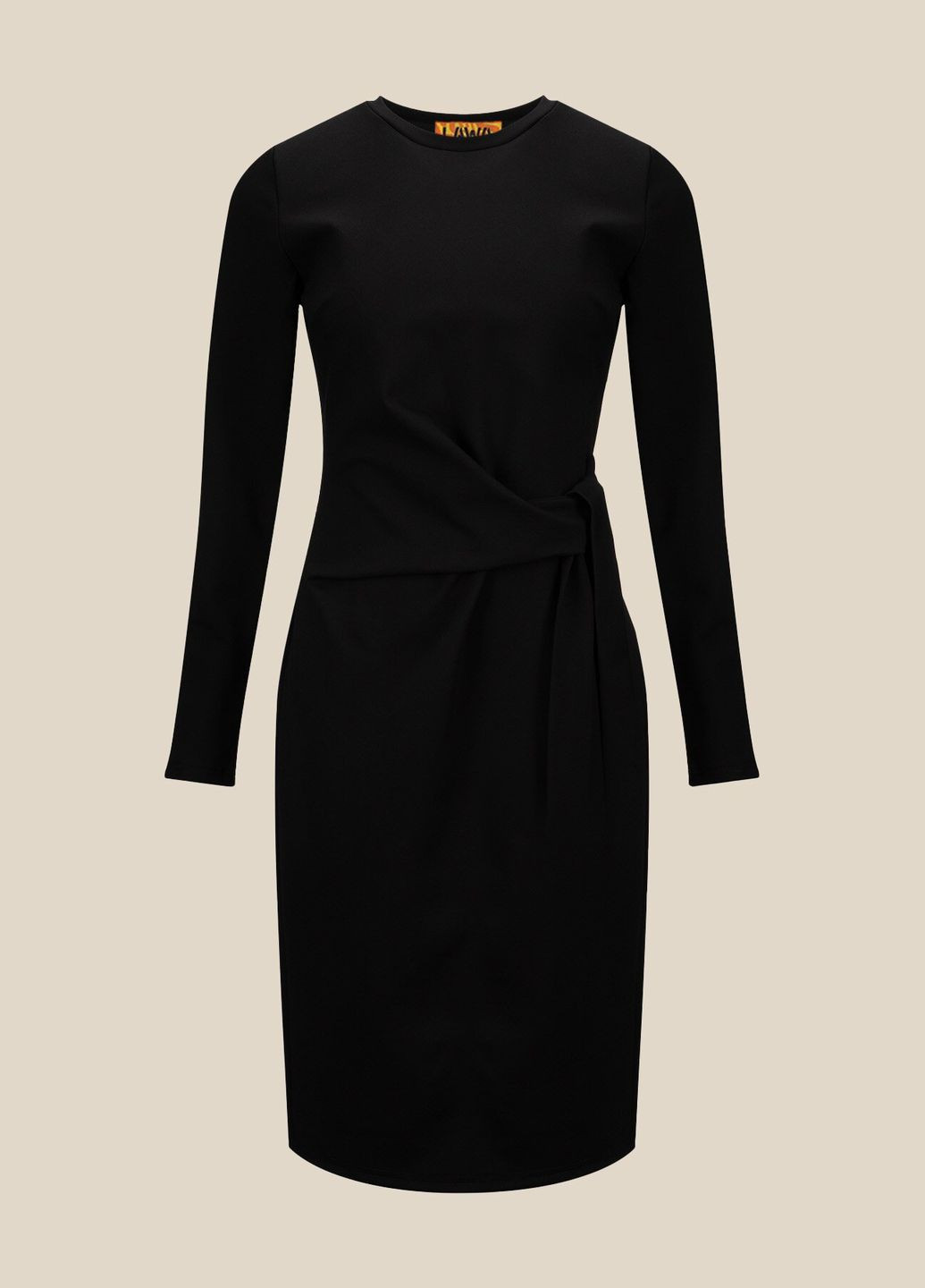 Чорна сукня однотонна жіноча wtc02344 shop (2000990218346) LAWA однотонна