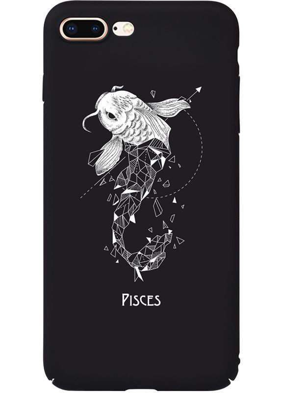 Чехол-накладка Full PC Print Case Apple iPhone 7 Plus/8 Plus #170_Pisces Black Toto (301780810)
