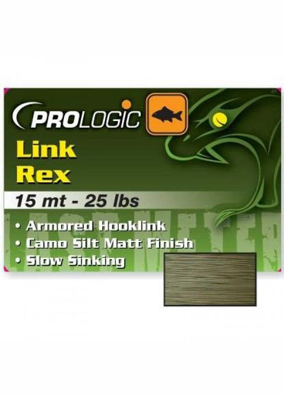 Ліска Prologic link rex 15m 40lbs camo silt (268147484)